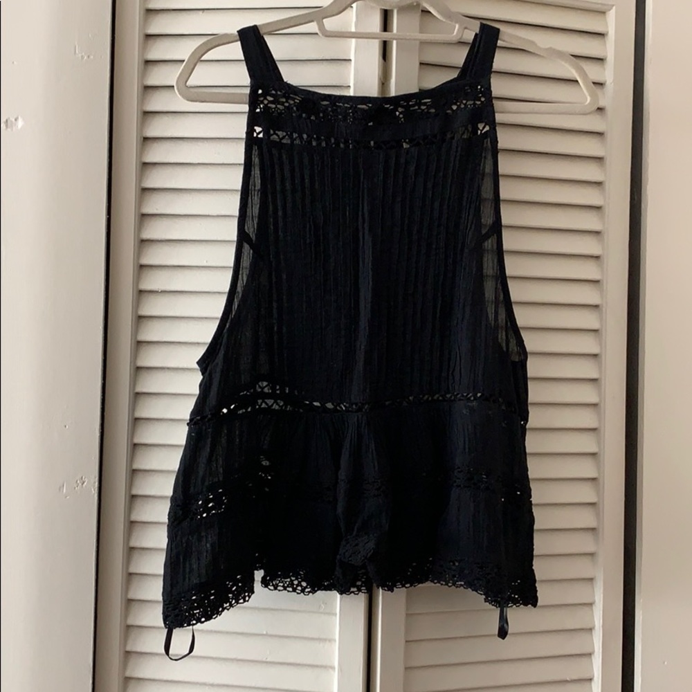Black Free People Top